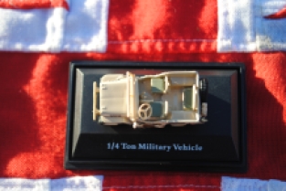 Cararama 7-90100 1/4 Ton Military Vehicle Willy's JEEP