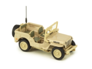 Cararama 7-90100 1/4 Ton Military Vehicle Willy's JEEP