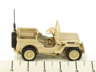 Cararama 7-90100 1/4 Ton Military Vehicle Willy's JEEP