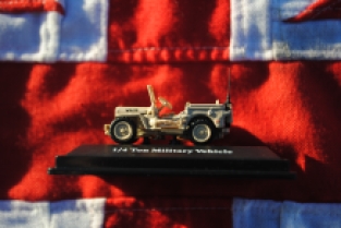 Cararama 7-90100 1/4 Ton Military Vehicle Willy's JEEP