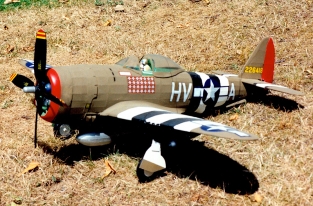 Guillow's G1001 P-47D THUNDERBOLT U.S.Air Force WW2 Fighter