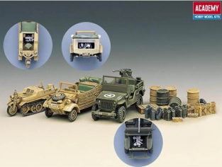 Academy 1310 Light Vehicles of Allied & AXIS during WWII