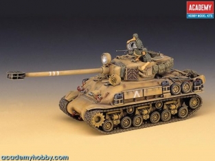 Academy 1373 ''IDF'' M-51 SUPER SHERMAN Israeli Medium Tank