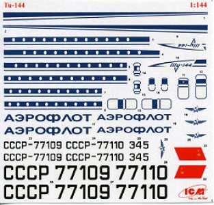 ICM 14401  TUPOLEV Tu-144
