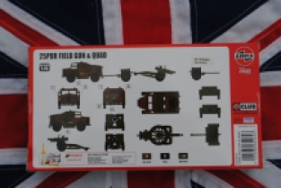 Airfix A01305V 25PDR FIELD GUN and QUAD