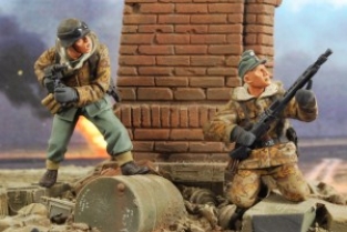 Verlinden Productions 2701 German Panzergrenadiers MG Team WWII