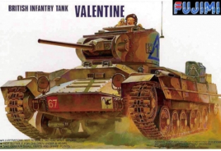 Fujimi 76007 British Valentine MK.III tank.