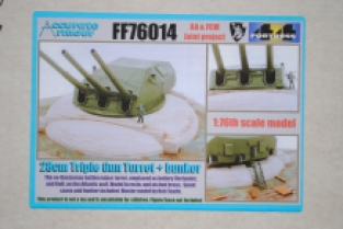 Accurate Armour FF76014 28cm Triple Gun Turret + Bunker