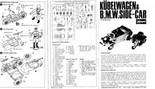 Hasegawa 31112  Kübelwagen met BMW motor