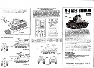 Hasegawa 31115 Sherman M4 tank