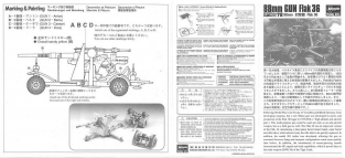 Hasegawa 31138 88mm GUN, Flak 36 Duits luchtdoel geschut