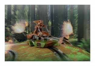 ScaleXtric C3299  STAR WARS EWOK 74-Z SPEEDER BIKE