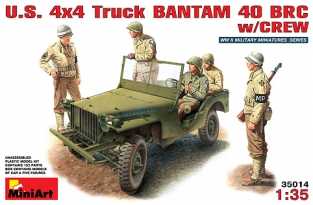 MA35014 U.S. 4X4 Bantam 40BRC Jeep  w/Crew