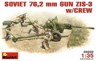 Mini Art 35032 Soviet 76,2mm FIELD GUN ZIS 3 w/CREW