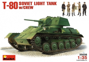 MA35038 T-80 Light Soviet Tank  w/Crew