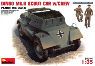 MA35074 Dingo MK.II / Pz.Kpfw.MKI (202e) w/Crew