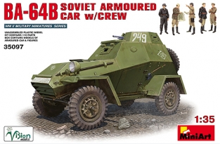 Mini Art 35097 BA-64B SOVIET ARMOURED CAR w/CREW