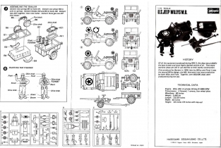 Hasegawa 31101 Jeep + Trailer + Gun US Army