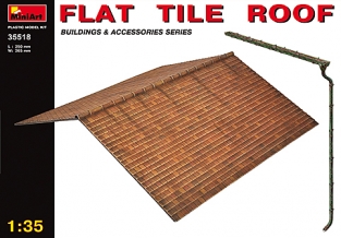 MiniArt 35518 FLAT TILE ROOF Buildings & Accessories Series