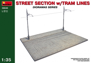 MA.36040  STREET SECTION w/TRAM LINES
