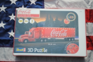 Revell 00152 3D Puzzle Coca-Cola Truck LED Edition