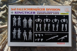 Dragon 7362 3rd Fallschirmjäger Division + KINGTIGER Henschel Production 'Ardennes 1944'