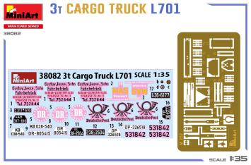 MiniArt 38082 3t Cargo Truck L701