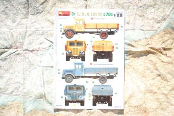 MiniArt 38082 3t Cargo Truck L701