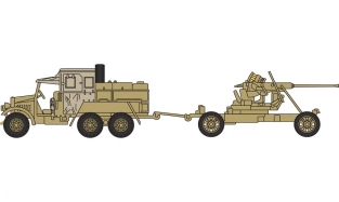 Airfix A02314 40mm Bofors geschut met Morris CDSW 30cwt.6x4 tractor