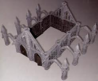 PEG4924  GOTHIC CITY BUILDING small set No.1