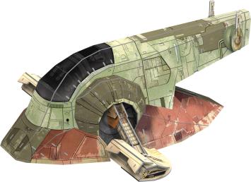 Revell 00320 4D Puzzle The Mandalorian: BOBA FETT'S STARFIGHTER