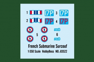 Hobby Boss 83522  French Submarine Surcouf