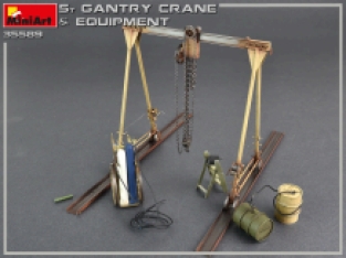 Mini Art 35589 5 TON GANTRY CRANE & EQUIPMENT