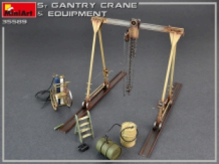 Mini Art 35589 5 TON GANTRY CRANE & EQUIPMENT