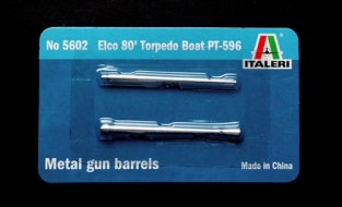 Italeri 5602 Elco 80'Torpedo Boat PT-596