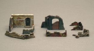 Italeri 6090 WALLS and RUINS diorama WO2