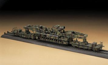 Hasegawa 31157 / MT57 60cm Morser Karl 040 Production Type with RailwayCarrier