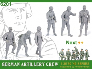 DML6201  German ARTILLERY CREW