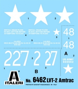 Italeri 6462 LVT-2 AMTRAC landingsvaartuig