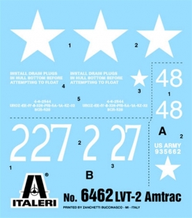 Italeri 6462 LVT-2 AMTRAC landingsvaartuig