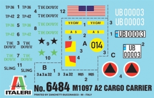 Italeri 6484 M1097 A2 Cargo Carrier 