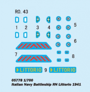 TR05778  RN LITTORIO 1941 Italian Navy Battleship
