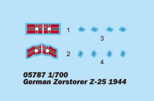 TR05787  German Zerstorer Z-25 1944