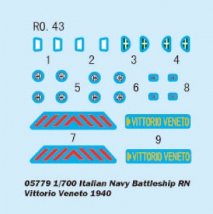 TR05779  RN VITTORIO VENETO 1940 Italian Navy Battleship