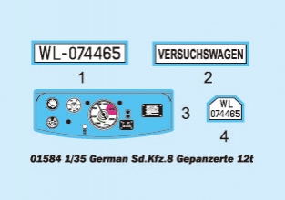 TR01584  German Sd.Kfz.8 DB10 Gepanzerte 12t