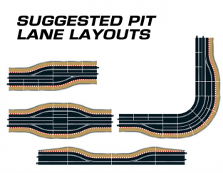 ScaleXtric C7014 PITSTRAAT LINKS