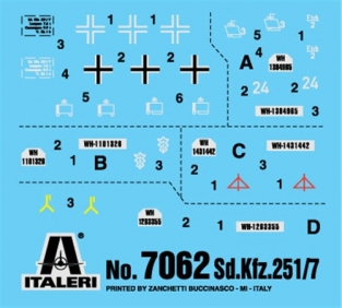 Italeri 7062 Sd.Kfz.251/7 