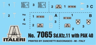 IT7065  Sd.Kfz.11 with PAK 40 gun
