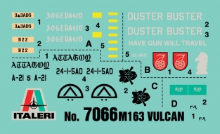 Italeri 7066 M163 VULCAN