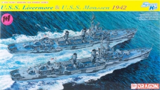 DRA7088  U.S.S. Livermore & U.S.S. Monssen  1942